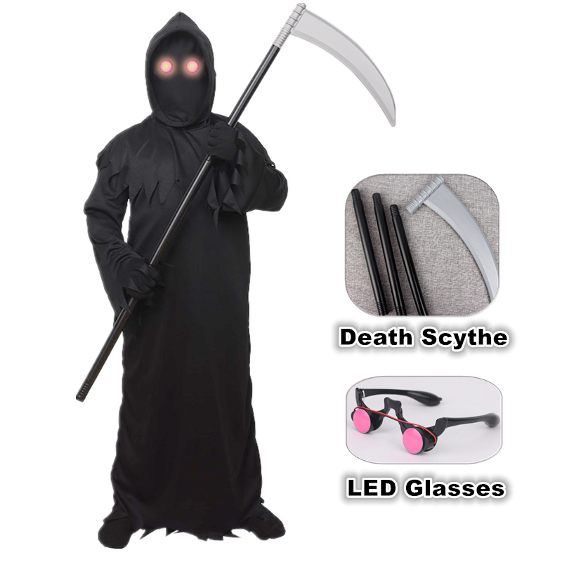 Anime Cosplay Eyes - Costume da Grim Reaper di Halloween,