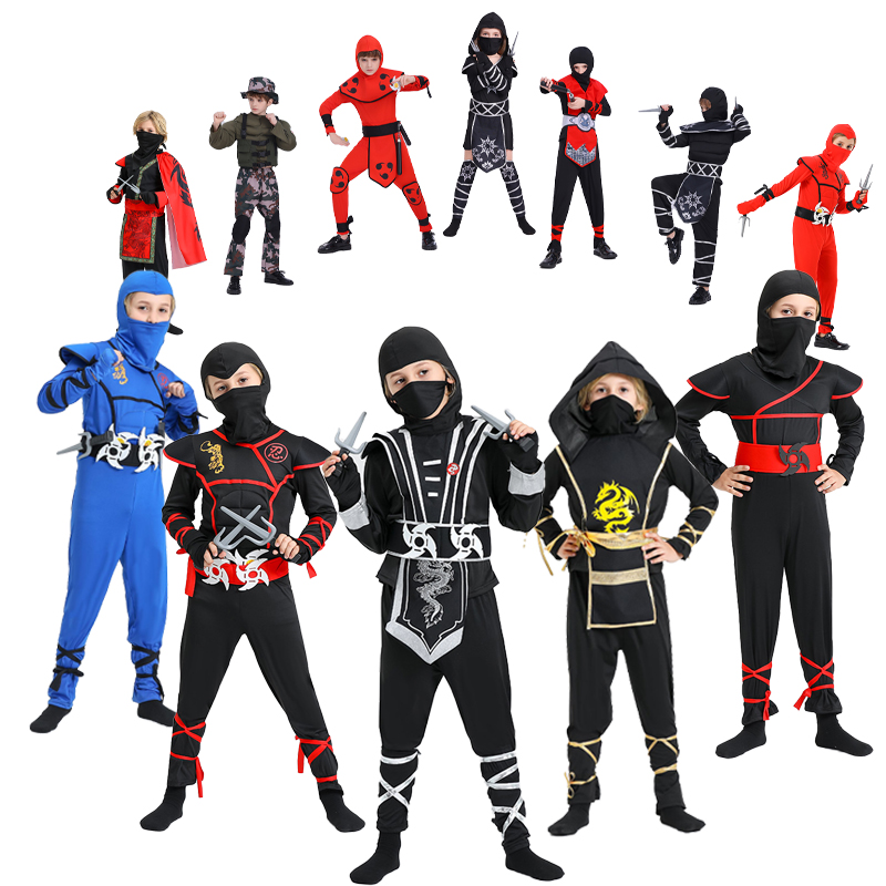 Anime Cosplay Outfit Ideas - Costume da Ninja per Bambini con