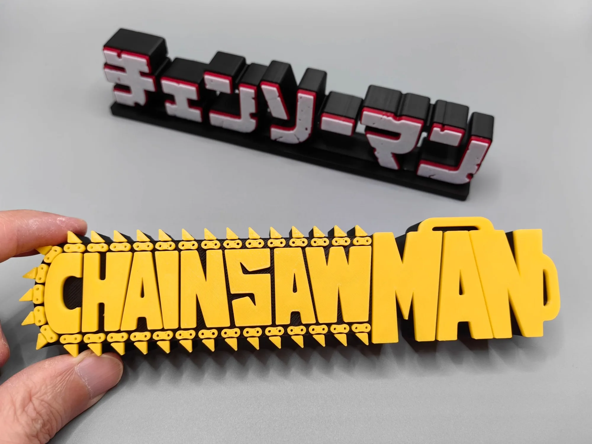 Anime Cosplay Makima - Anime Chainsaw Man 3D Logo Modello