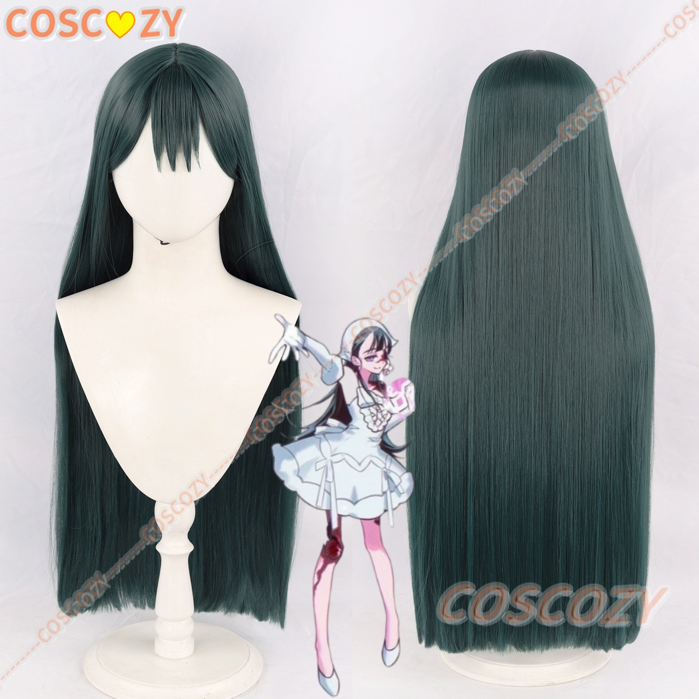 Anime Cosplay Long Hair - Parrucca Cosplay Zombie Stage Sua per