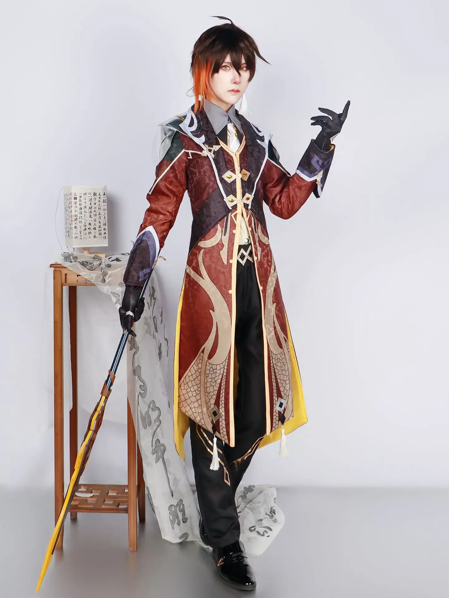 Anime Cosplay Dress For Men - Costume Cosplay Zhongli di Genshin Impact