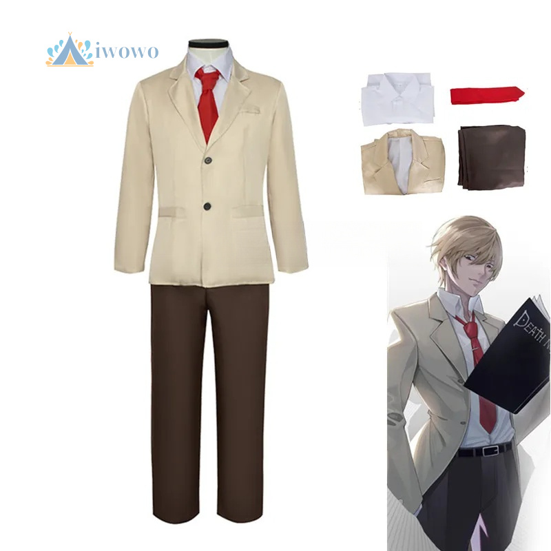 Anime Cosplay Dress For Men - Anime Yagami Light Costumi Cosplay Outfit