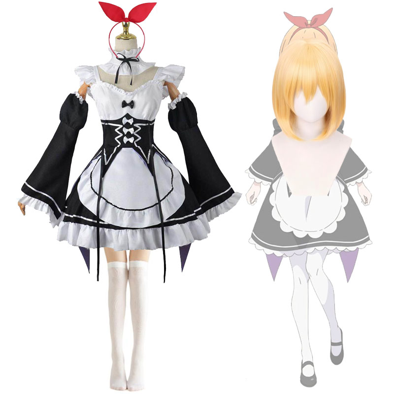 Anime Cosplay Re Zero - Costumi Re:ZERO Petra Leyte Cosplay Abito