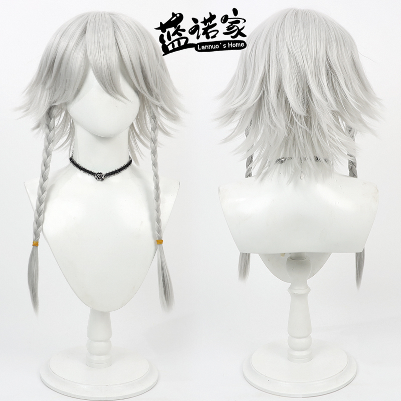 Cosplay Anime White Hair - Capelli sintetici Sakuya Izayoi Parrucche Cosplay