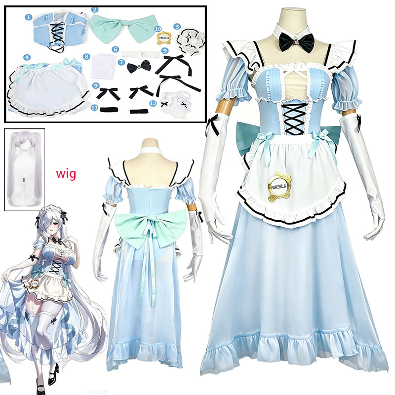Anime Cosplay Maid - Costume Cosplay WHH Anime Game NIKKE