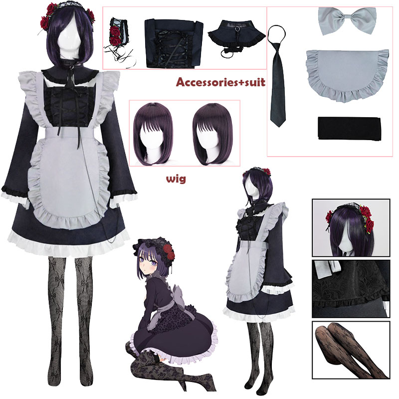 Anime Cosplay Maid - Costume da Cosplay My Dress-Up Darling,