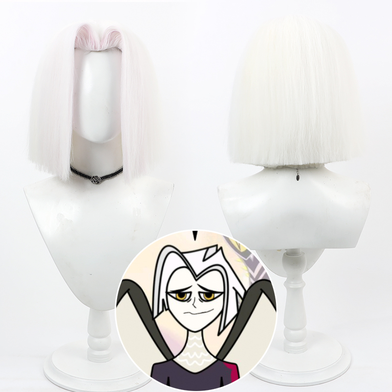 Cosplay Anime White Hair - Gioco Hazbin Lute Cosplay Anime Hotel