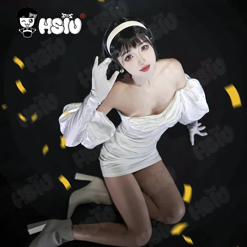 Cosplay Anime White Hair - Costume da palcoscenico anime alieno Abito