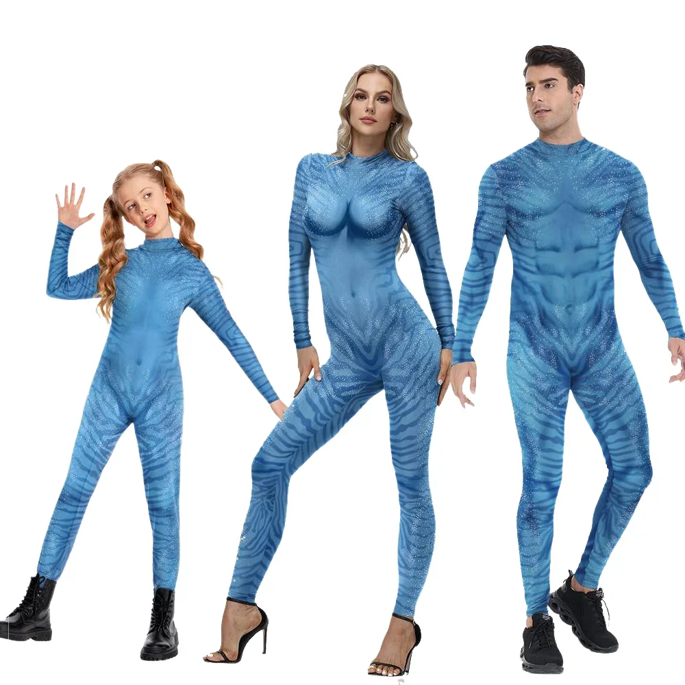 Cosplay Avatar Anime - Costumi Coordinati per Famiglia Avatar, Costume