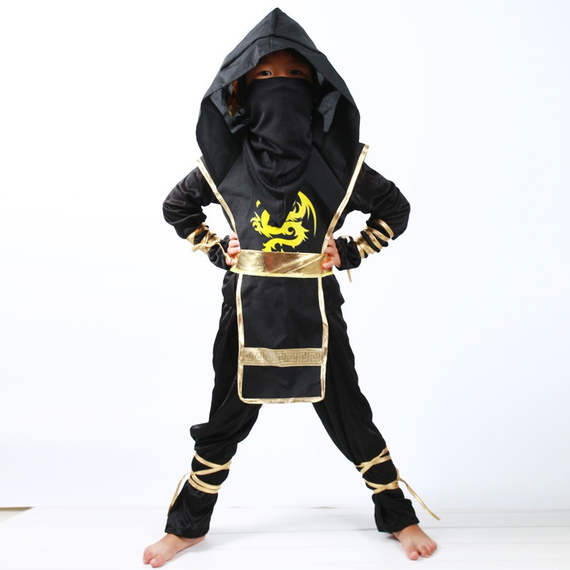 Anime Cosplay Outfit Ideas - Costume da Ninja Deluxe per Bambini,