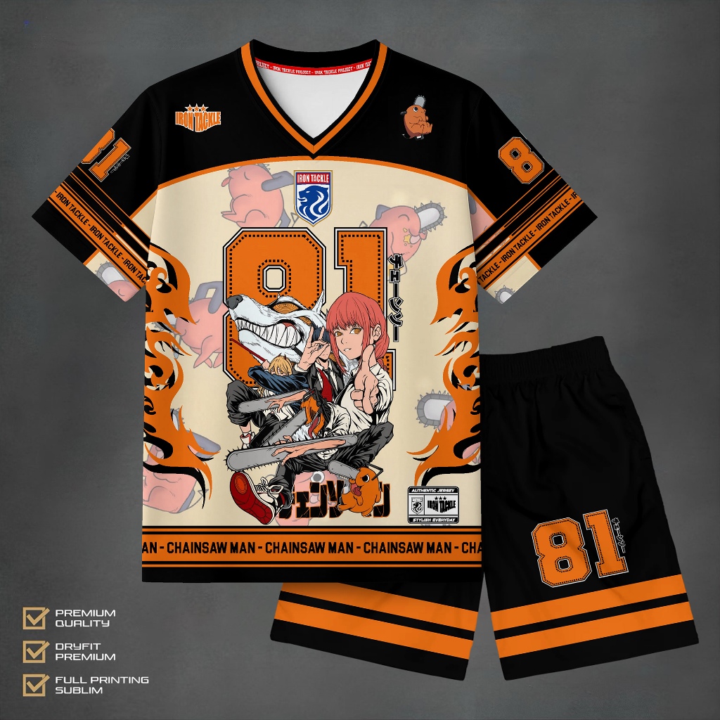 Anime Cosplay Makima - Chainsaw Man Makima Denji # Set