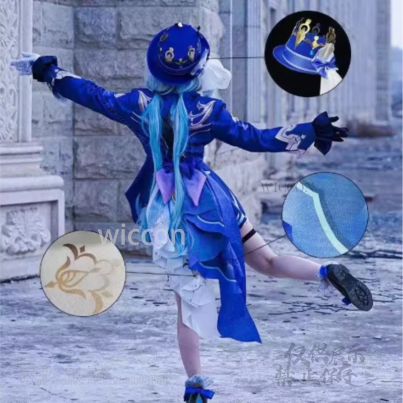 Gioco Anime Furina Costume Cos - Cosplay Anime White Hair recensione e prezzo
