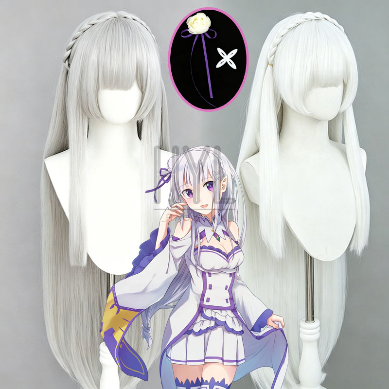 Parrucca cosplay Anime Re:Zero - Cosplay Anime White Hair recensione e prezzo