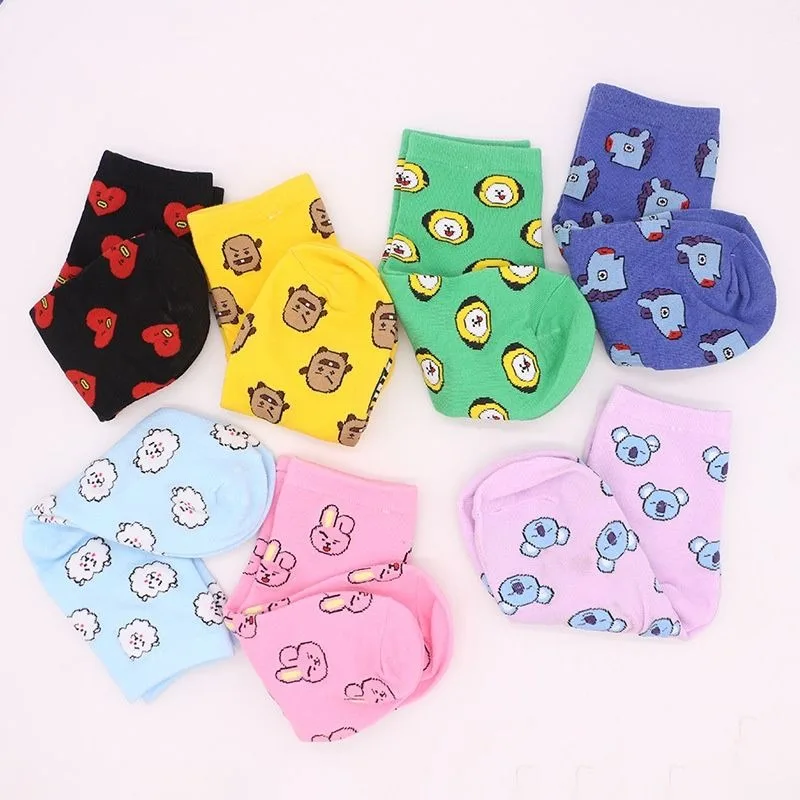 Calzini Kawaii BT21 Cartoon, C - Cosplay Korean Anime recensione e prezzo