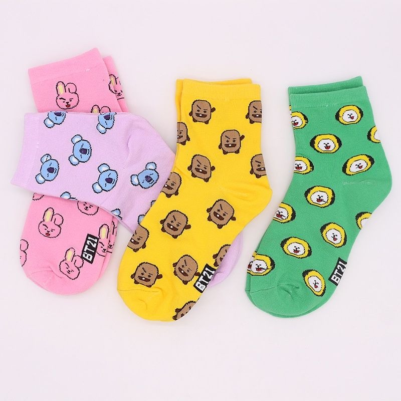 Calzini Kawaii BT21 Cartoon, C - Cosplay Korean Anime recensione e prezzo