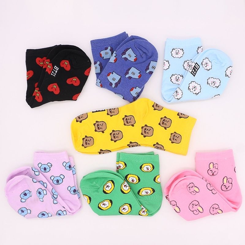 Calzini Kawaii BT21 Cartoon, C - Cosplay Korean Anime recensione e prezzo