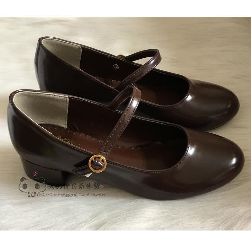 Tacco basso testa tonda scarpe - Cosplay Korean Anime recensione e prezzo