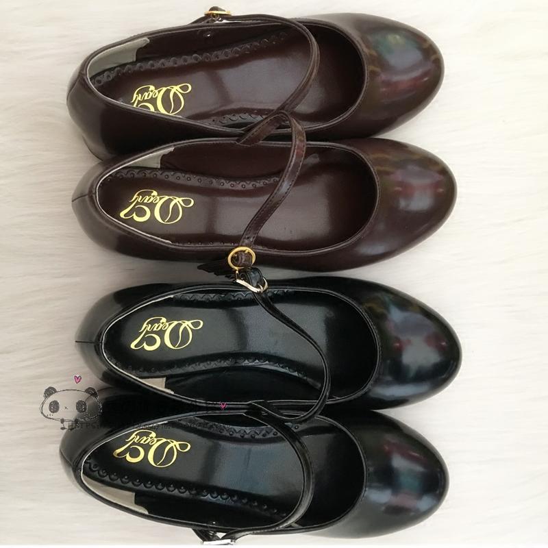Tacco basso testa tonda scarpe - Cosplay Korean Anime recensione e prezzo
